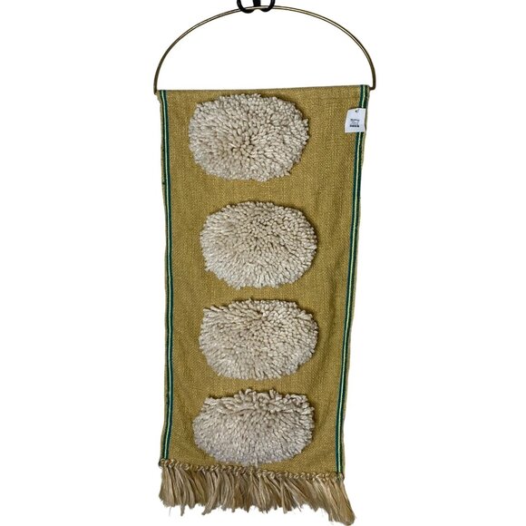 NWT Urban Outfitters Textured Macramé Woven Wall Hanging Décor - Picture 1 of 8
